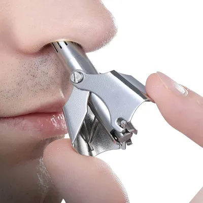 Stainless Steel Nose and Ear Hair Trimmer 